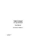 T400-19 Shelf User Manual (Rev D)