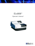 7341000 rL ELx808 Operation Manual