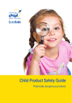 Child Product Safety Guide: potentially dangerous products