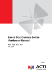 Zoom Box Camera Series Hardware Manual