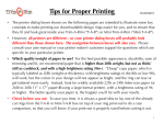 Tips for Proper Printing - Trim-A-Rim