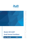 Small Animal Ventilator, Model 405 & 407