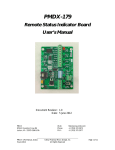 PMDX-179 User`s Manual, revision 1.0
