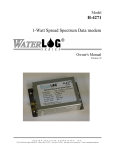 1-Watt Spread Spectrum Data modem H-4271