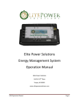 EMS Operation Manual - Elite Power Solutions