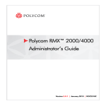 RMX 2000 Administrator`s Guide Version 5.0.1