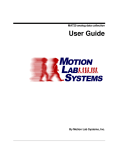MA720 ADC User Guide - Motion Lab Systems, Inc.