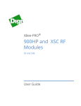 XBee-PRO 900HP/XBee-PRO XSC RF Modules