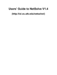 Users` Guide to NetSolve V1.4 - Innovative Computing Laboratory
