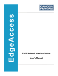 9145E Network Interface Device User`s Manual