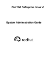 Red Hat Enterprise Linux 4 System Administration