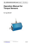 Operation Manual for Torque Sensors