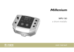 MPS-150 e-drum module user manual