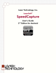 LTI LaserSoft(R) SpeedCapture User`s Guide