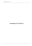 User Manual V2.5, 2013-02-11