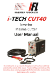 i-TECH CUT40 User Manual