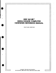 iSBC 80/10B Single Board Computer Hardware Reference Manual