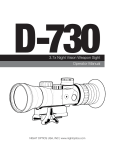 D-730 Night Vision Weapon Sight User Manual