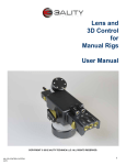 Lens and 3D Control for Manual Rigs User Manual
