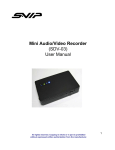 Mini Audio/Video Recorder (SDV
