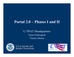 Portal 2.0 – Phases I and II