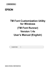 TM Font Customization Utility for Windows (TM Font
