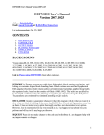 DEFNODE User`s Manual Version 2007.10.25 CONTENTS