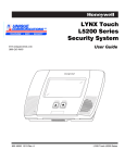honeywell lynx touch l5200 user manual