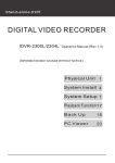 DIGITAL VIDEO RECORDER