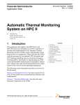 Automatic Thermal Monitoring System on HPC II