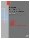 PTZJoy&trade; THD STUDIO Controller User Manual