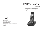 D703 User Guide - Clarity Products