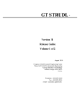 GTSTRUDL Version 31