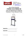 Force 10M & Force 20M Manual