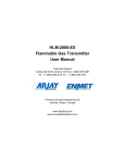 HLM-2000-EX Flammable Gas Transmitter User Manual