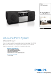 MC1000/12 Philips Micro music system