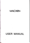 MACXEN USER MANUAL