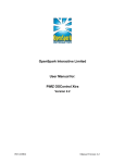 OpenSpark Interactive Limited User Manual for: PiMZ OSControl Xtra