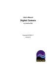 User`s Manual Digital Camera