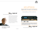 KD-VP2500 - Key Digital