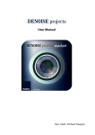 DENOISE projects - PROJECTS SOFTWARE