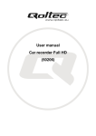 User manual Car recorder Full HD (50206)