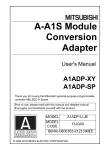 A-A1S Module Conversion Adapter User`s Manual