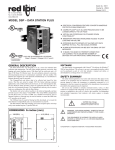 Red Lion Data Station Plus Specification Sheet