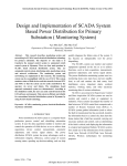 Design and Implementation of SCADA System Based Power