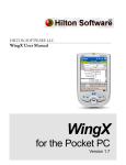 WingX for the Pocket PC - User Manual -