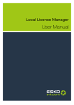 Local License Manager, User Manual