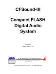 CF Sound Manual