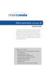MontaVista Linux 6 Technical Brief