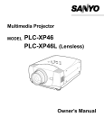 PLC-XP46 PLC-XP46L (Lensless)